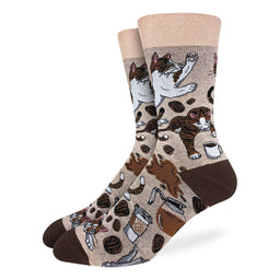 Men's Coffee Cats Socks
