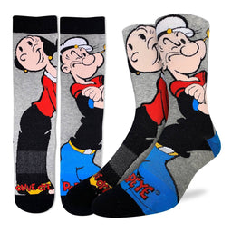 Men's Popeye and Olive Socks