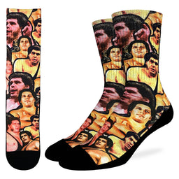 Men's Andre the Giant Collage Socks