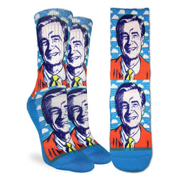 Women's Mister Rogers Pop Art Socks