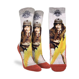 Women's AC/DC, High Voltage Socks