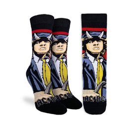 Women's AC/DC, Angus Young Devil Socks