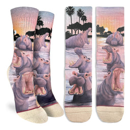 Women's Bloat of Hippopotamus Socks