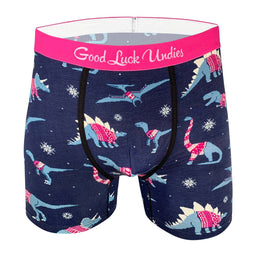 Men's Christmas Sweater Dinosaur Underwear