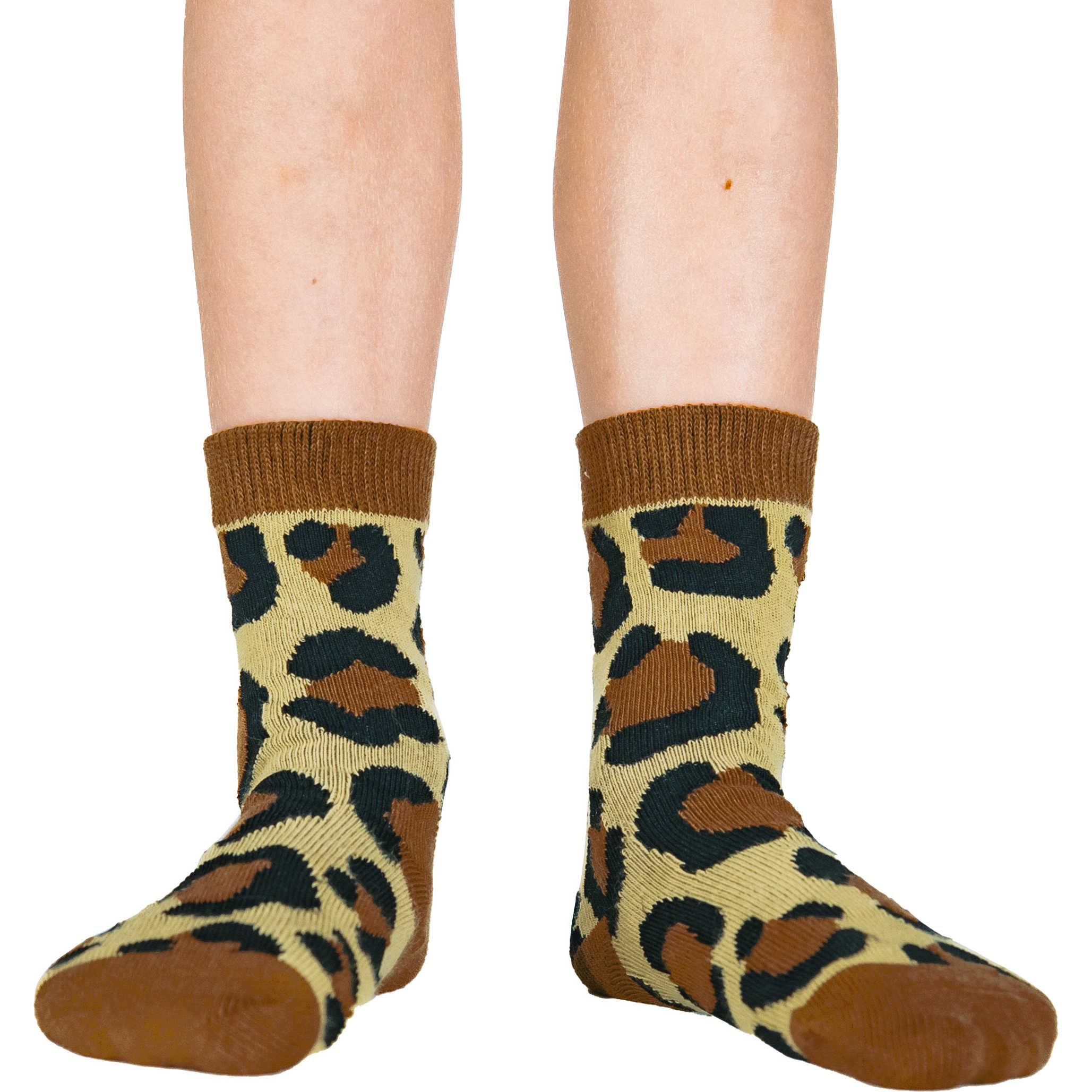 Giraffe, Leopard and Tiger Prints Kids Socks