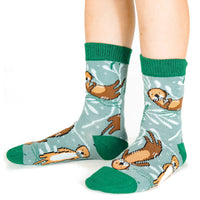 Sea Lions, Sea Otters and Kitty Cats Kids Socks