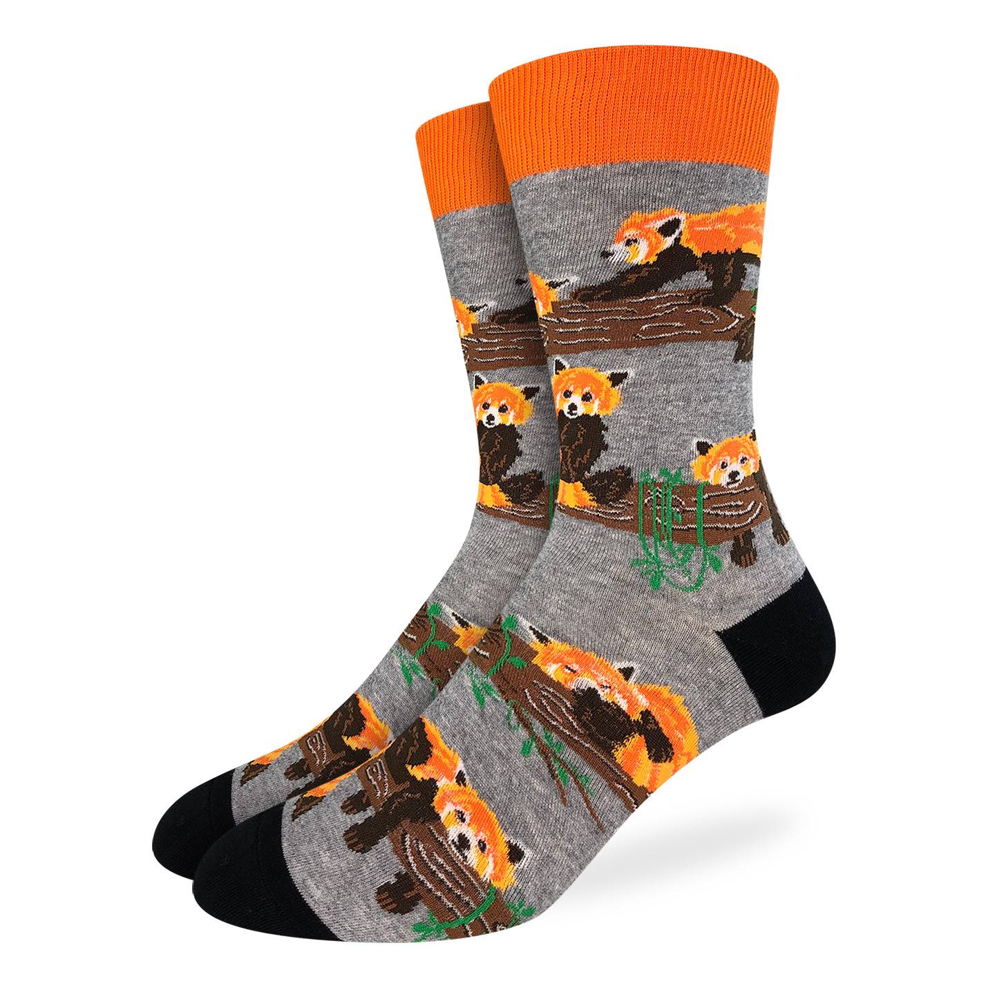 Men's Big & Tall Red Panda Socks