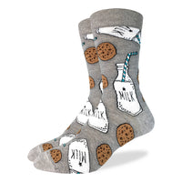Men's Big & Tall Milk & Cookies Socks