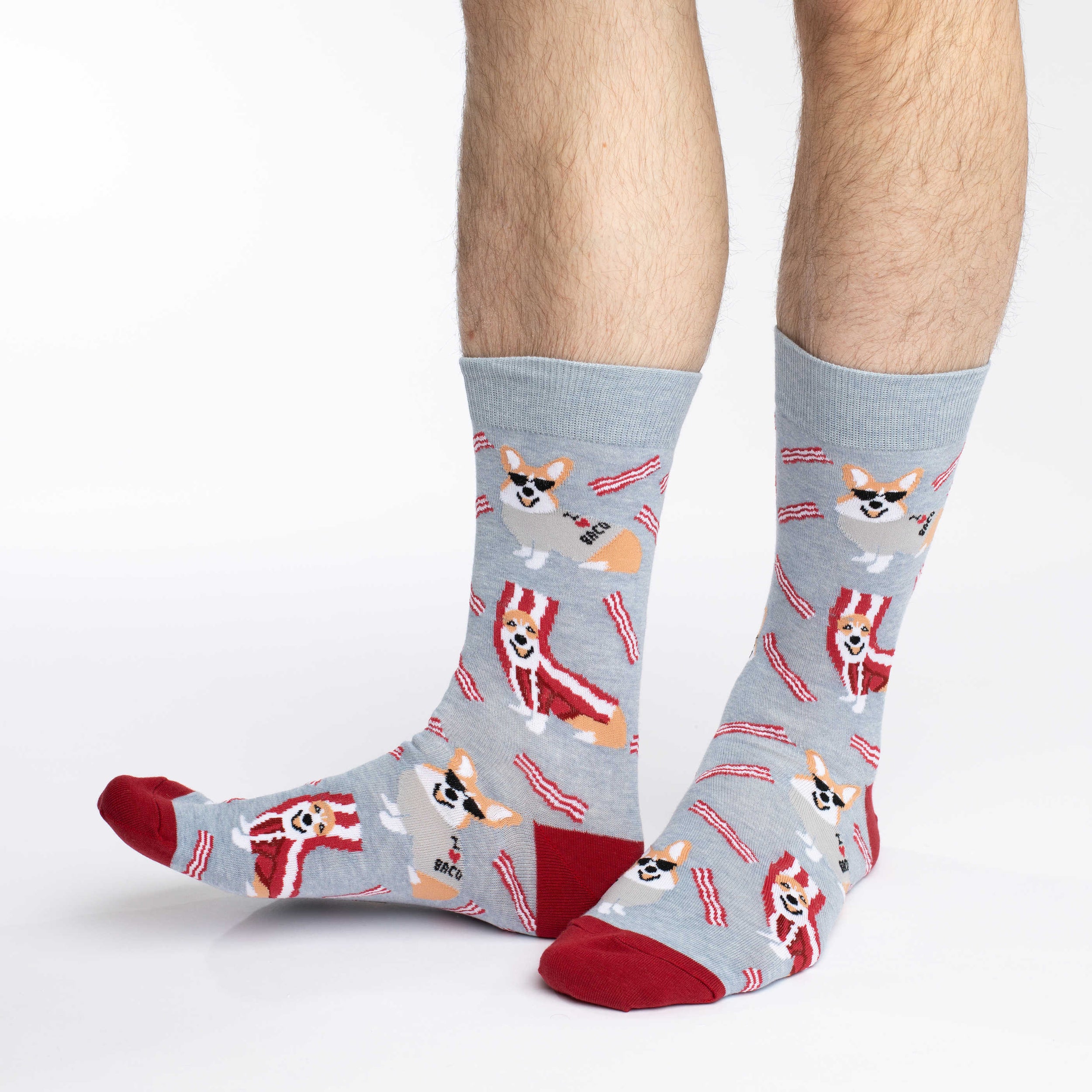 Men's Big & Tall Corgi Bacon Socks