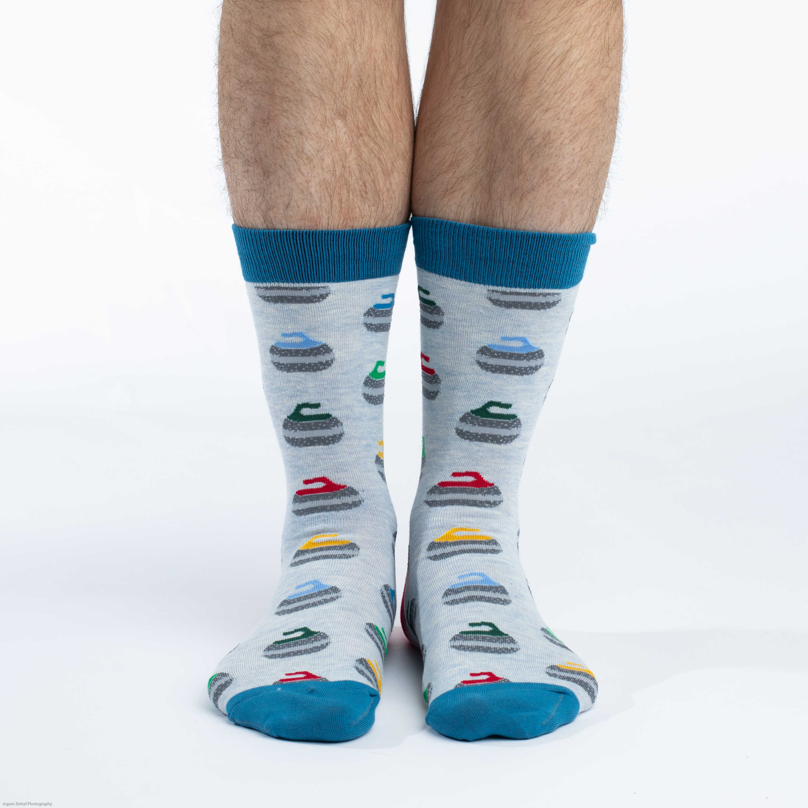 Men's Big & Tall Curling Stones Socks