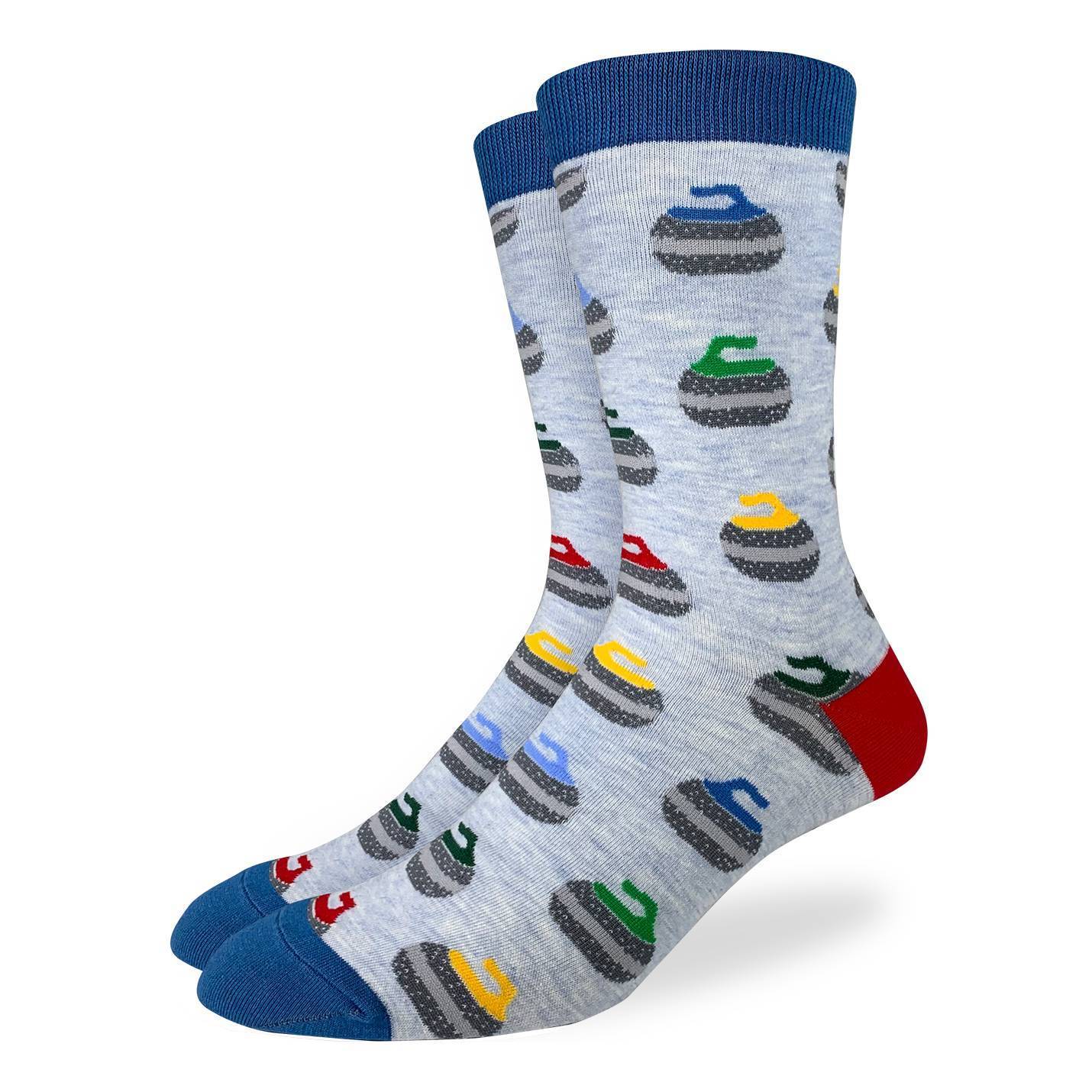 Men's Big & Tall Curling Stones Socks
