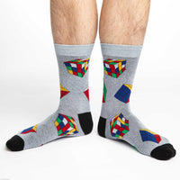 Men's Big & Tall Rubik's Cubes Socks