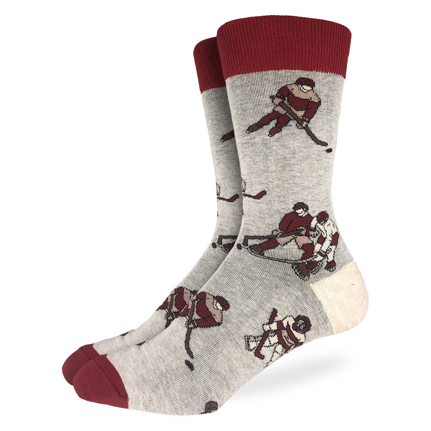 Men's Big & Tall Classic Hockey Socks