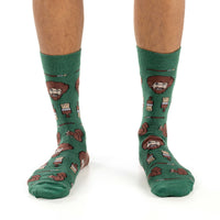 Men's Bob Ross Faces Socks