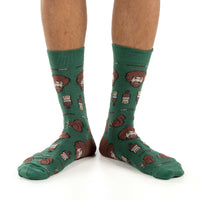Men's Bob Ross Faces Socks