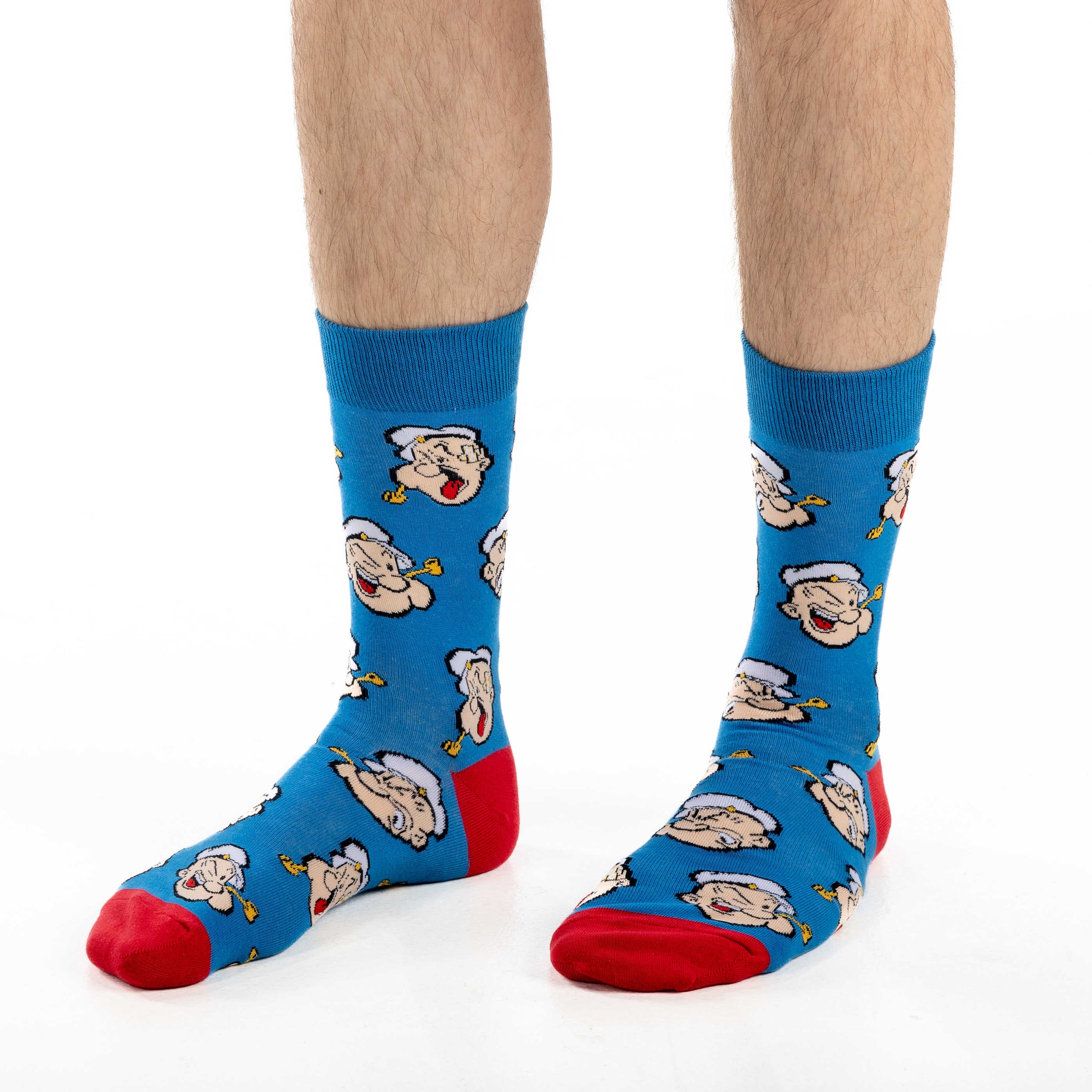 Men's Popeye Faces Socks