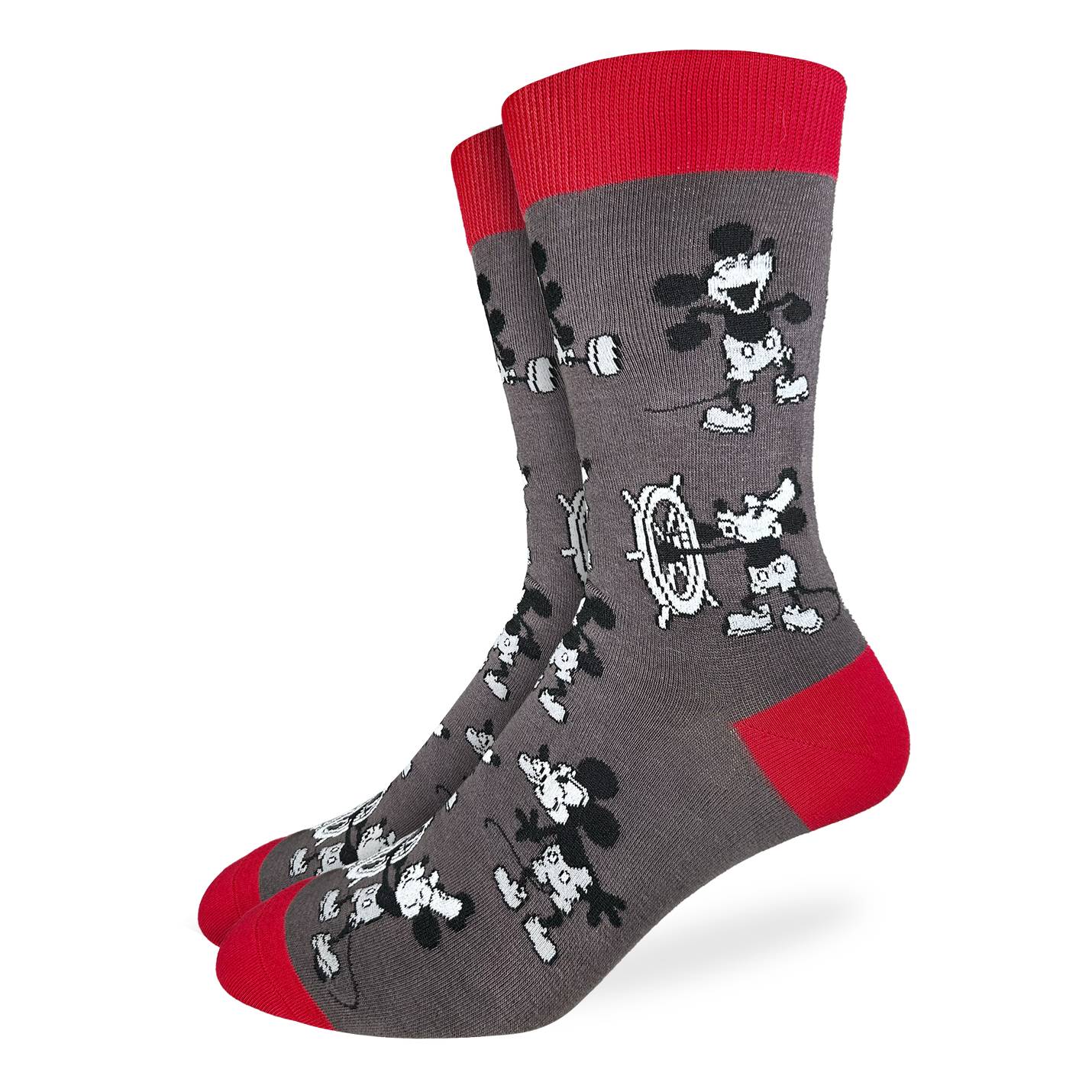 Men's Big & Tall Steamboat Willie Socks