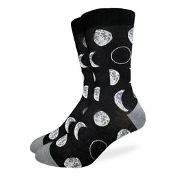 Men's Big & Tall Phases of the Moon Socks