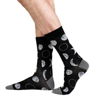 Men's Phases of the Moon Socks