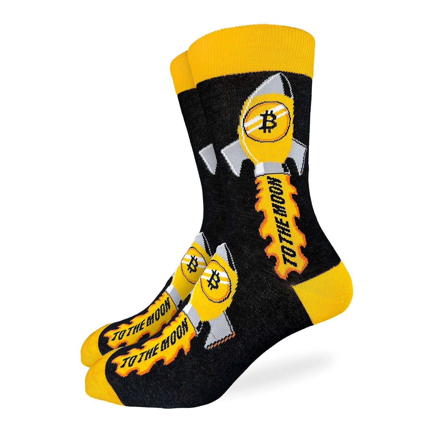 Men's Bitcoin Rocket Socks