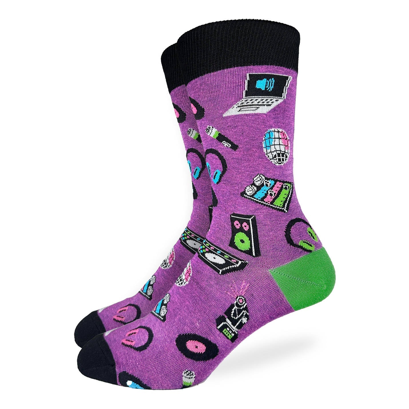 Men's DJ Turntable Rig Socks