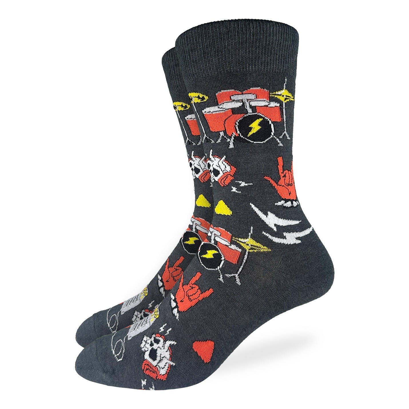 Men's Heavy Metal Drum Set Socks