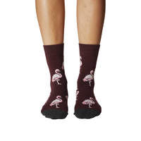 Women's Pink Flamingo Party Socks