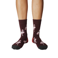Women's Pink Flamingo Party Socks