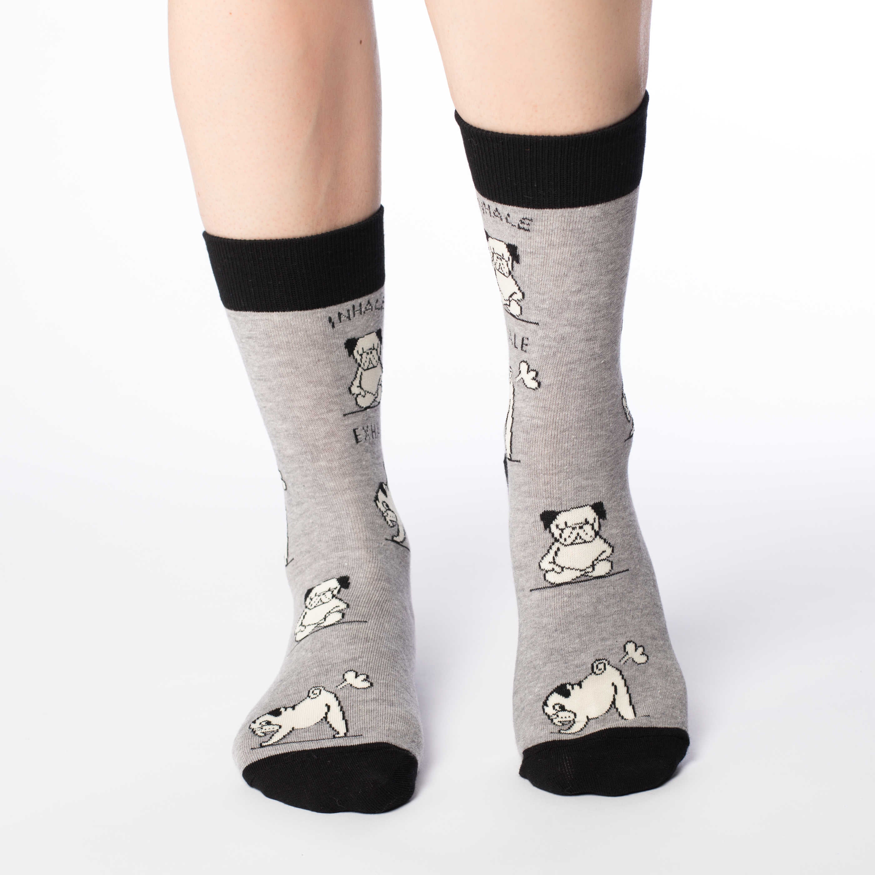 Women's Yoga Pug Socks