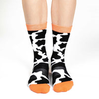 Women's Cow Print Socks