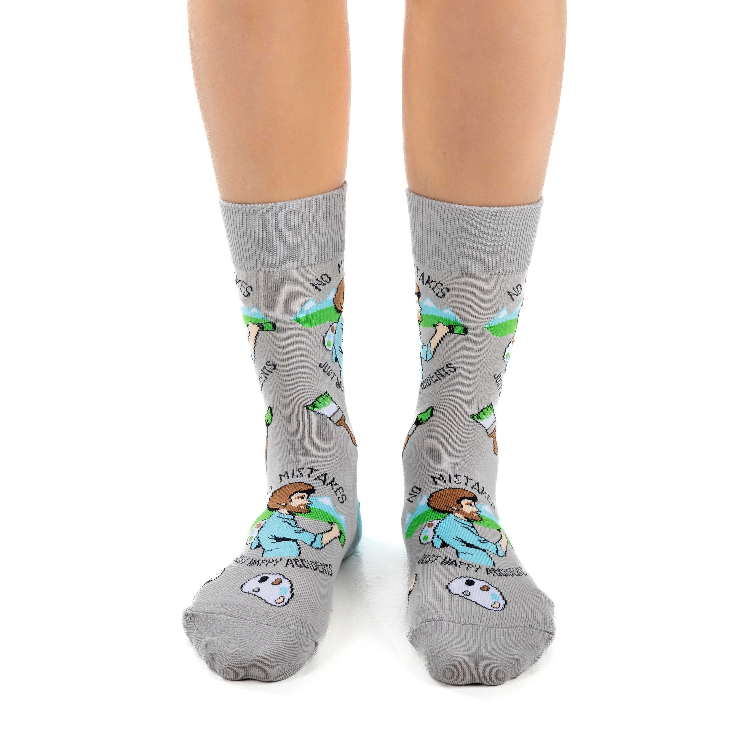 Women's Bob Ross Happy Accident Socks