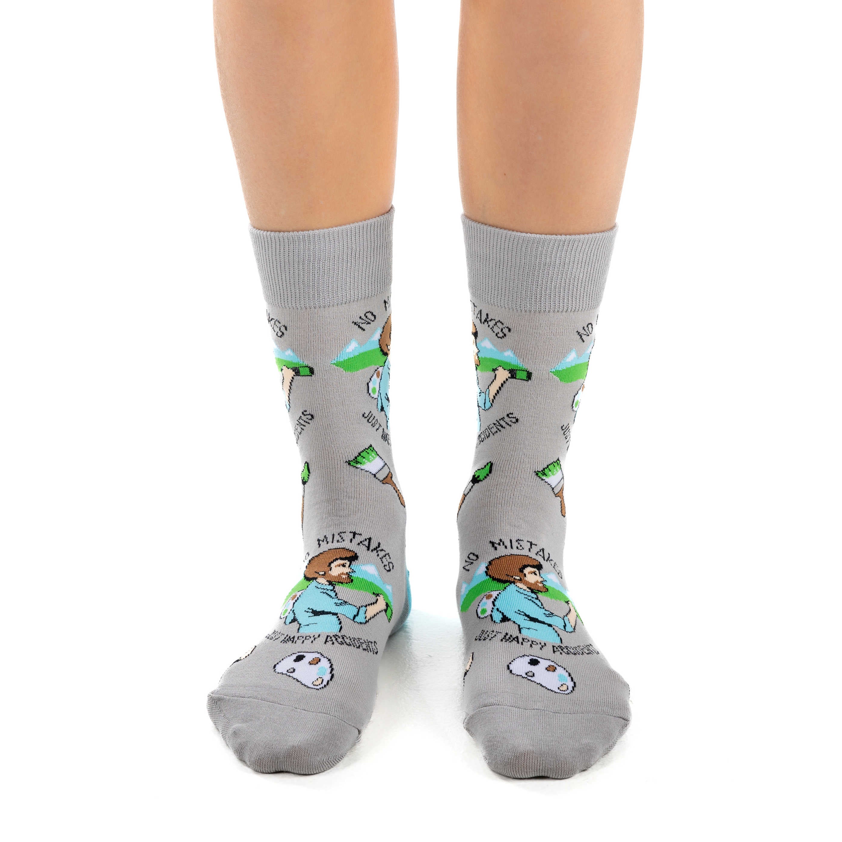 Women's Bob Ross Happy Accident Socks