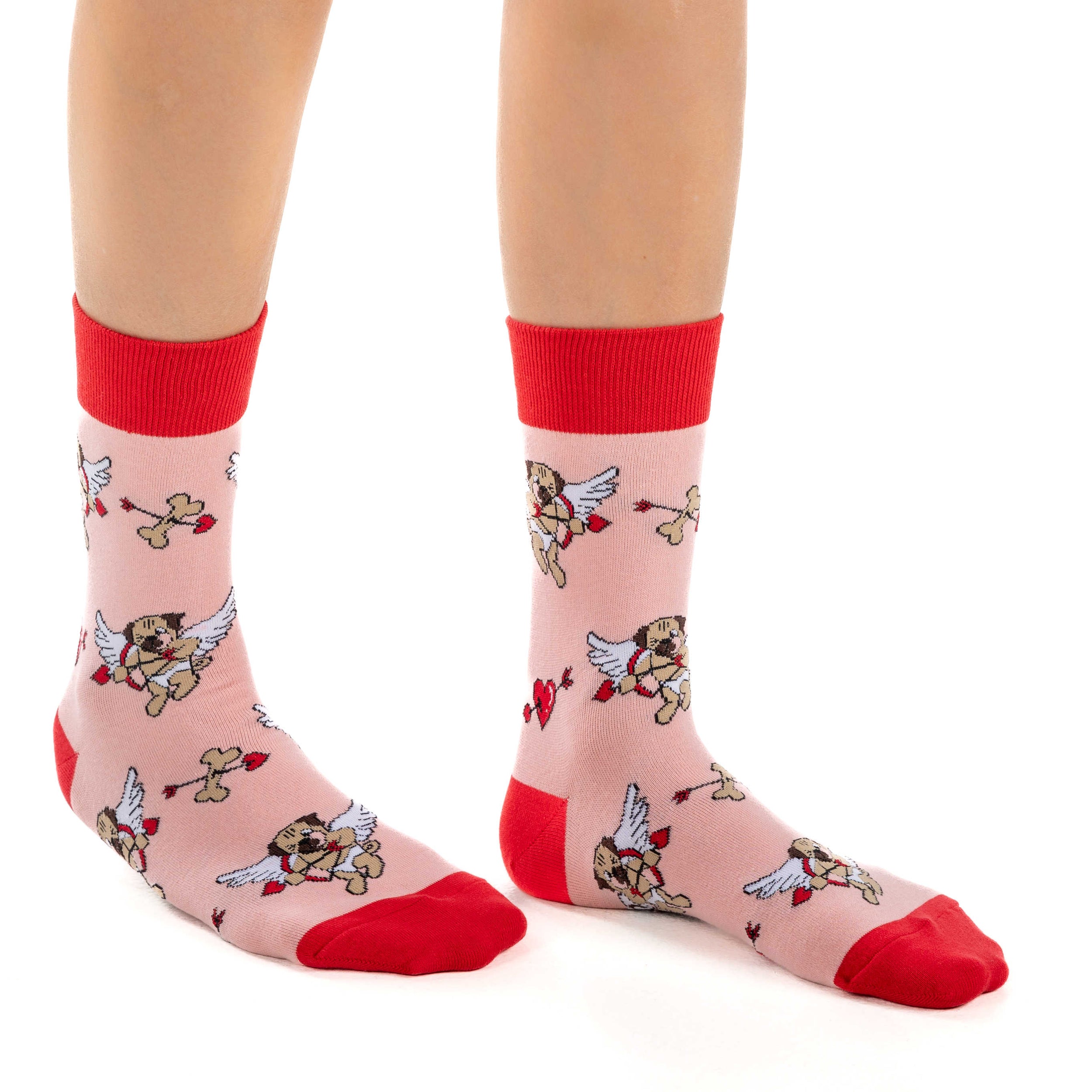 Women's Cupid Pugs Socks