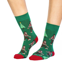Women's Christmas Bigfoot Socks