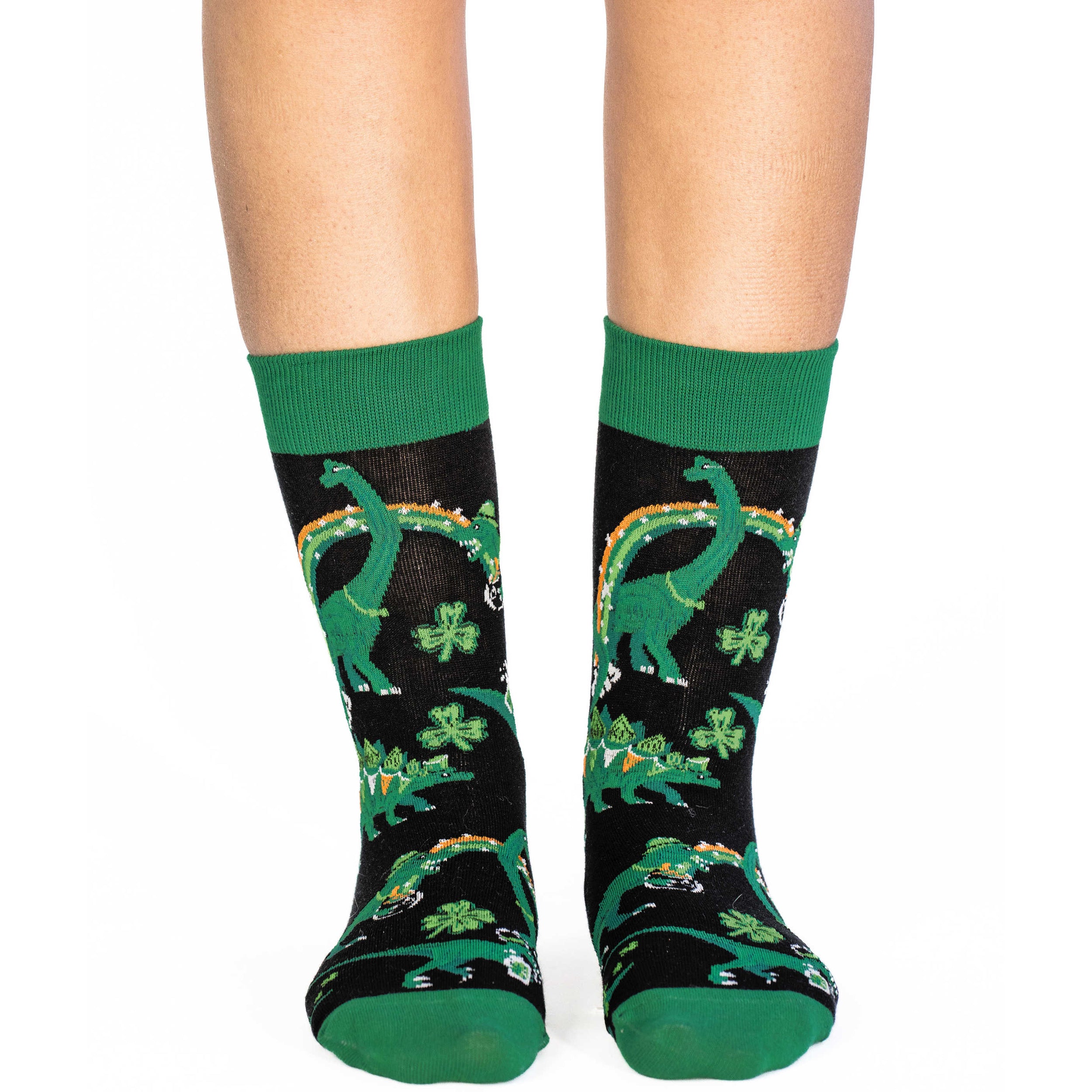 Women's St. Patrick's Day Dinosaurs Socks
