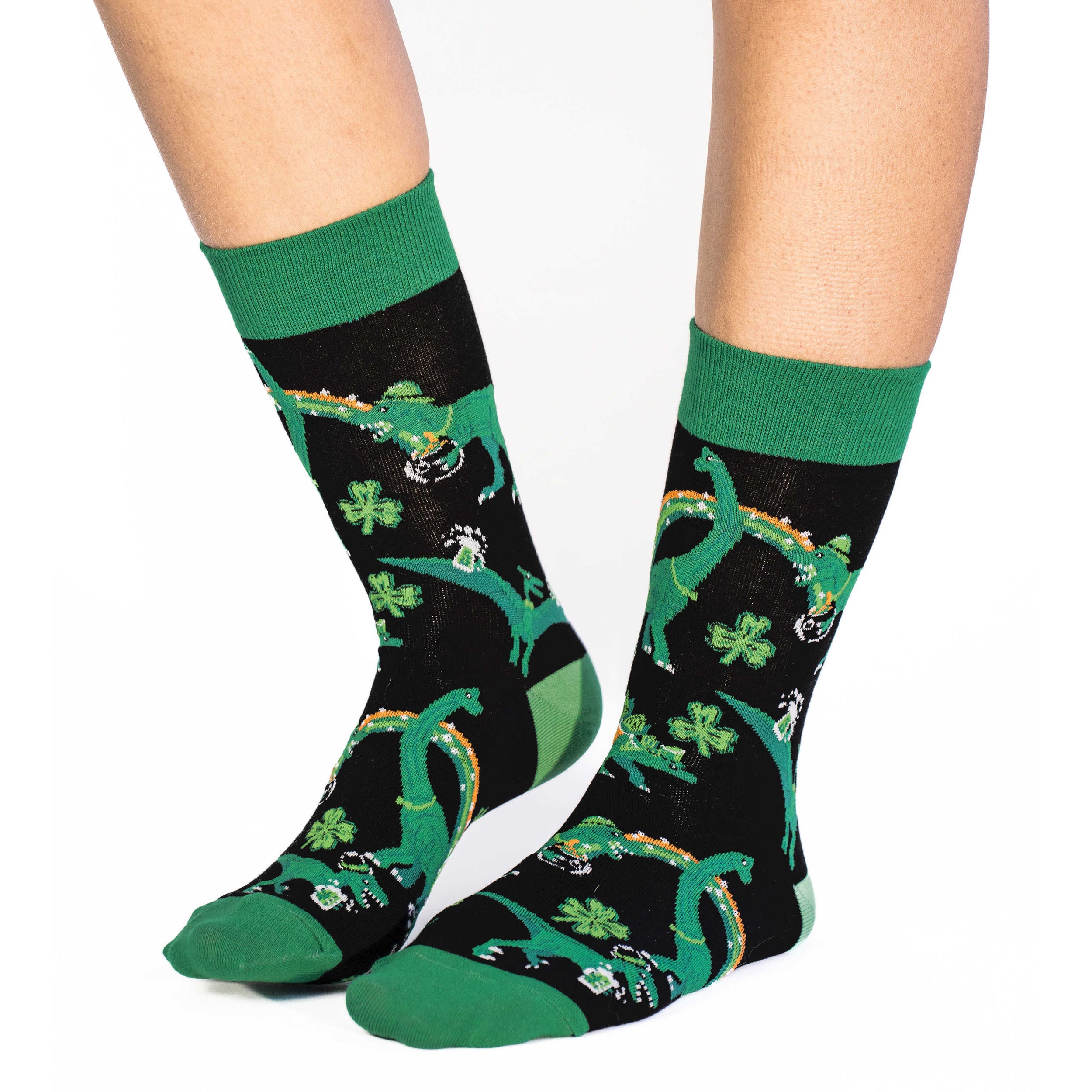 Women's St. Patrick's Day Dinosaurs Socks