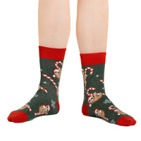 Women's Candy Cane Sloths Socks