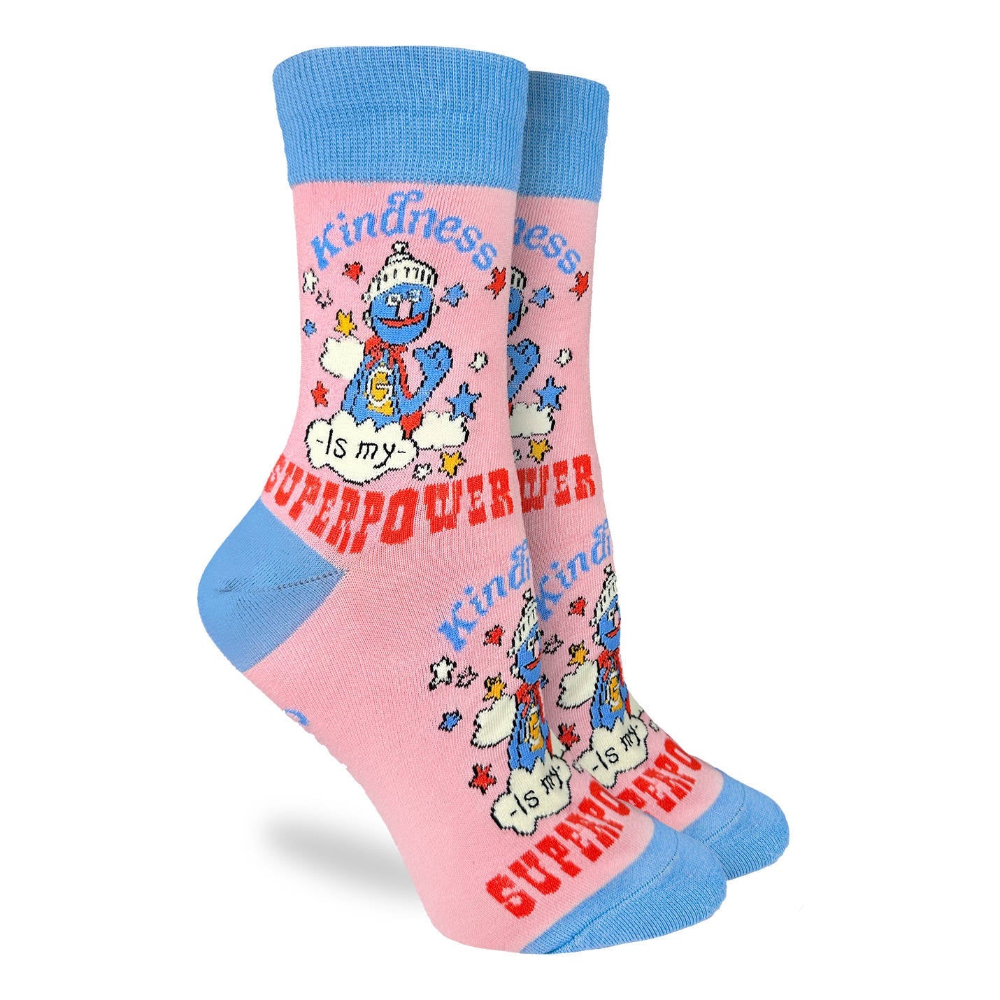 Women's Sesame Street, Grover, Kindness is my Superpower Socks