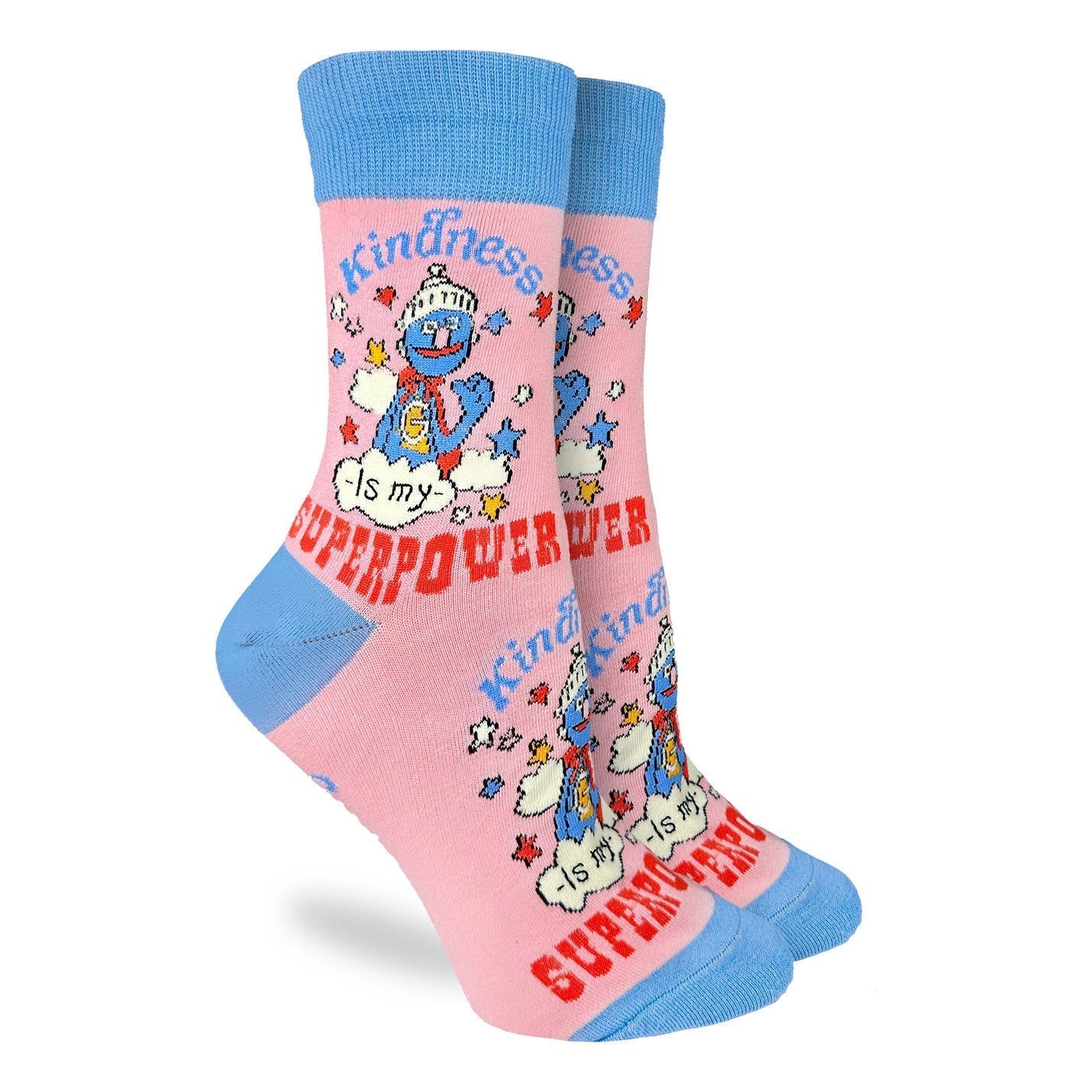 Women's Sesame Street, Grover, Kindness is my Superpower Socks