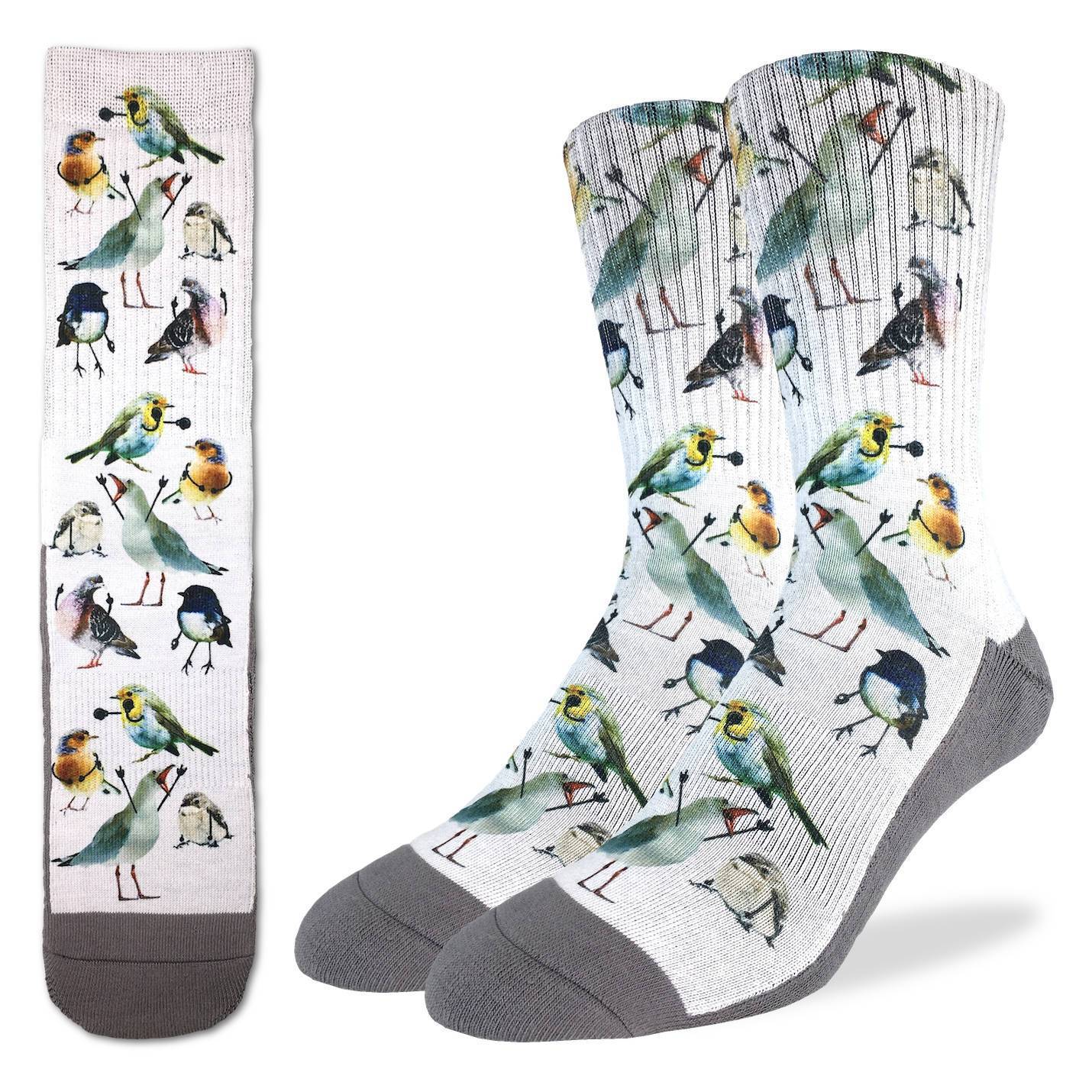 Men's Birds Flipping the Bird Socks
