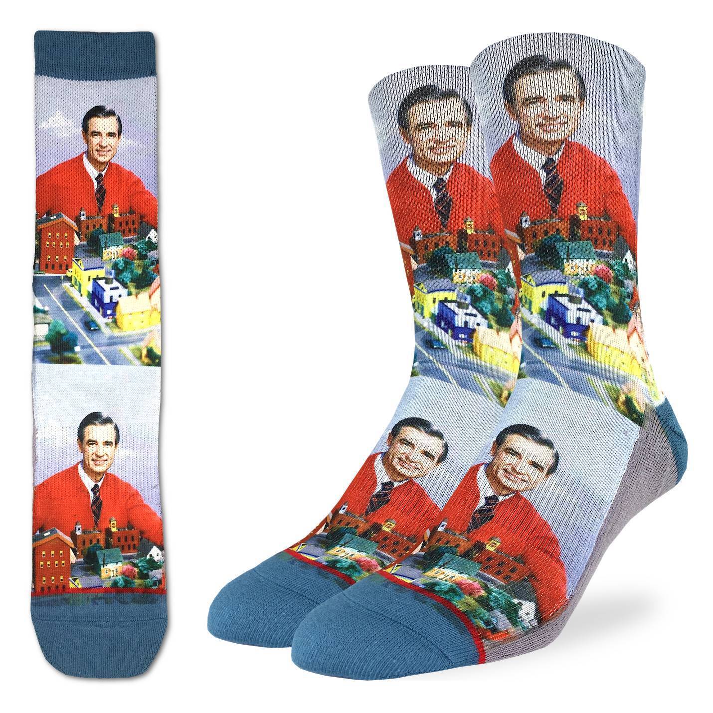 Men's Mister Rogers Make Believe Kingdom Socks