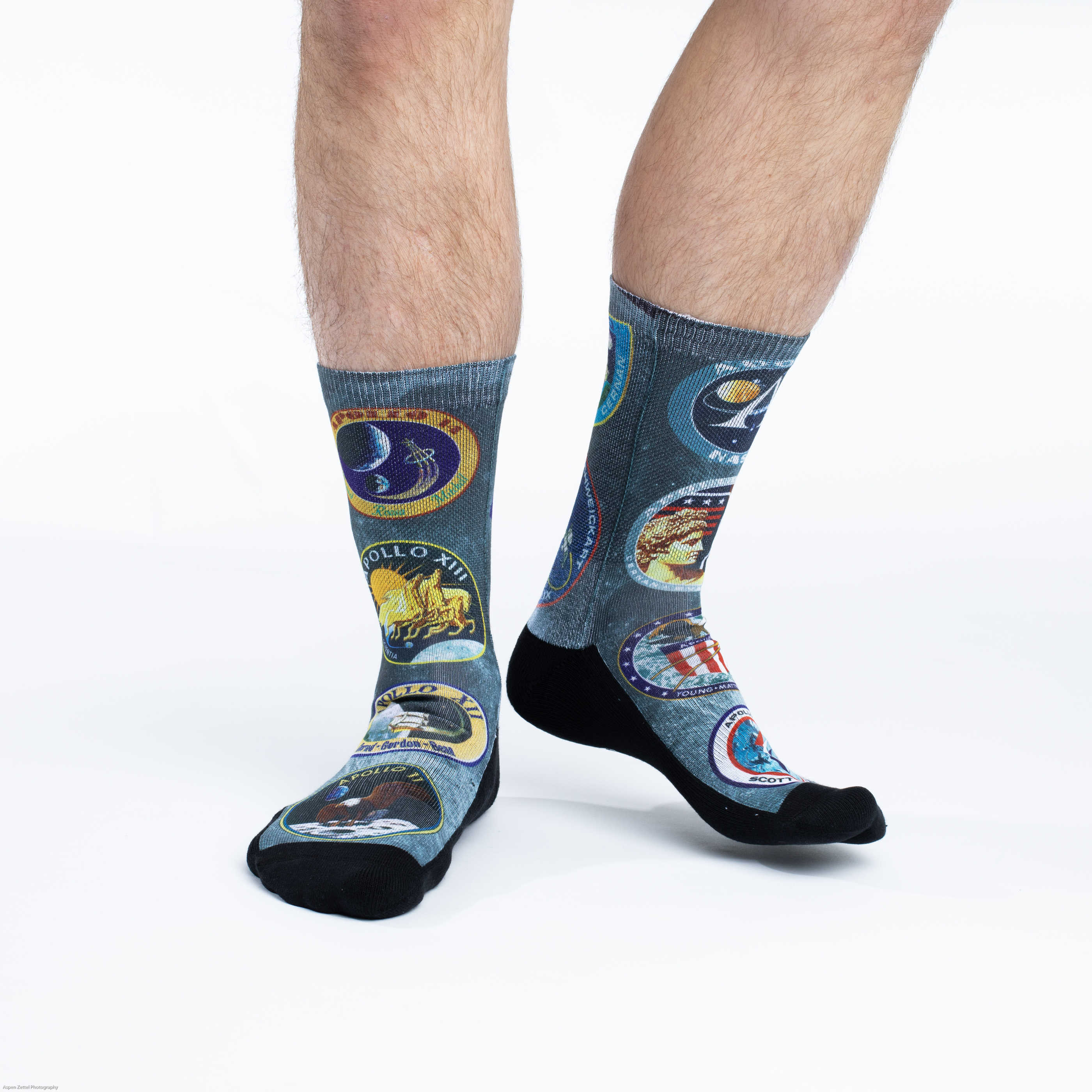 Men's Apollo Mission Patches Socks