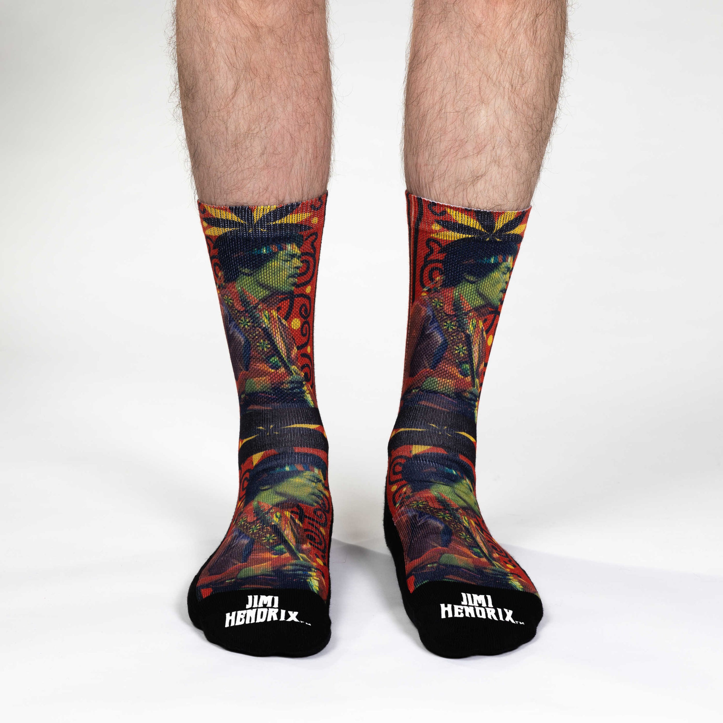 Men's Jimi Hendrix Guitar Strap Socks