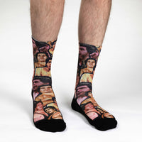 Men's Andre the Giant Collage Socks