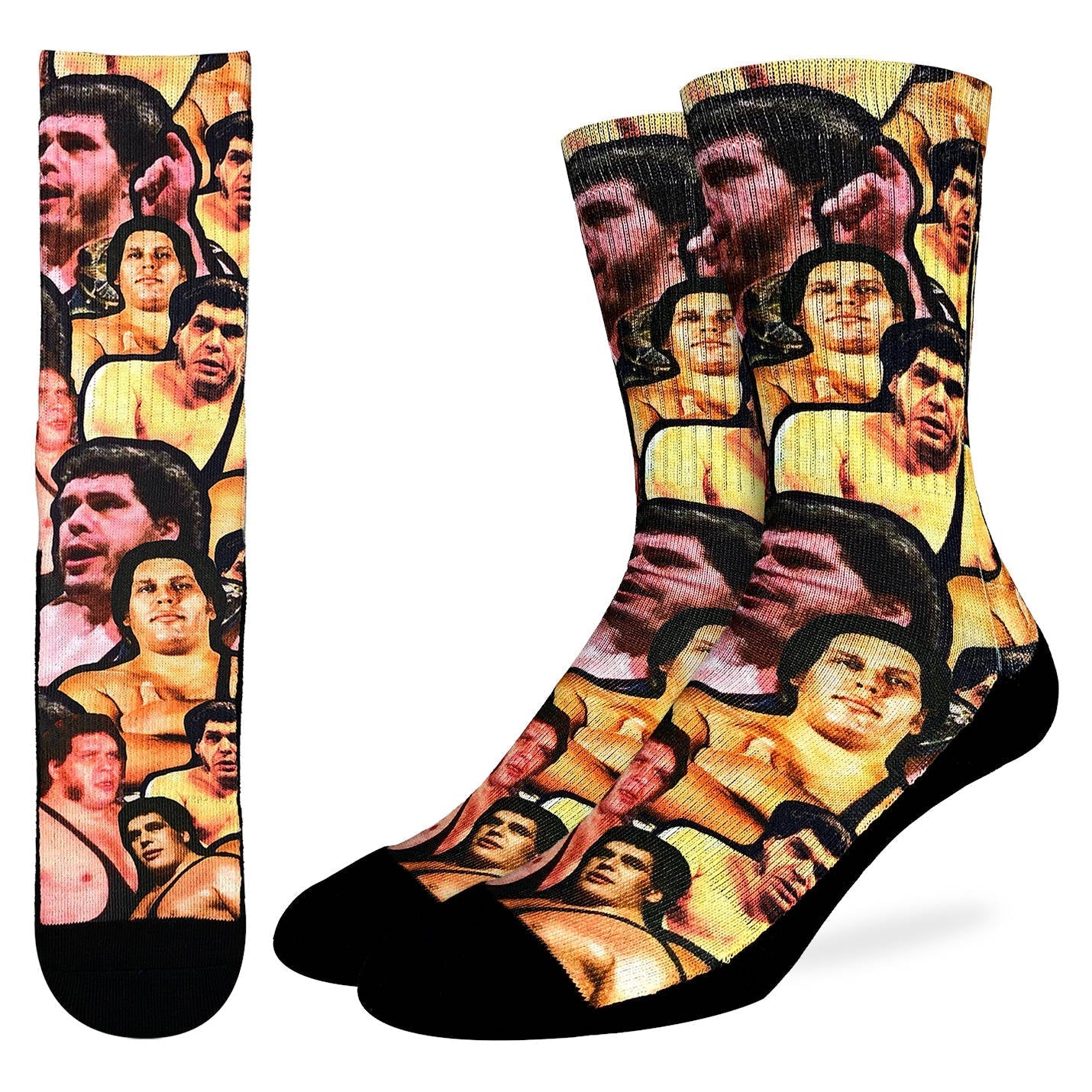 Men's Andre the Giant Collage Socks