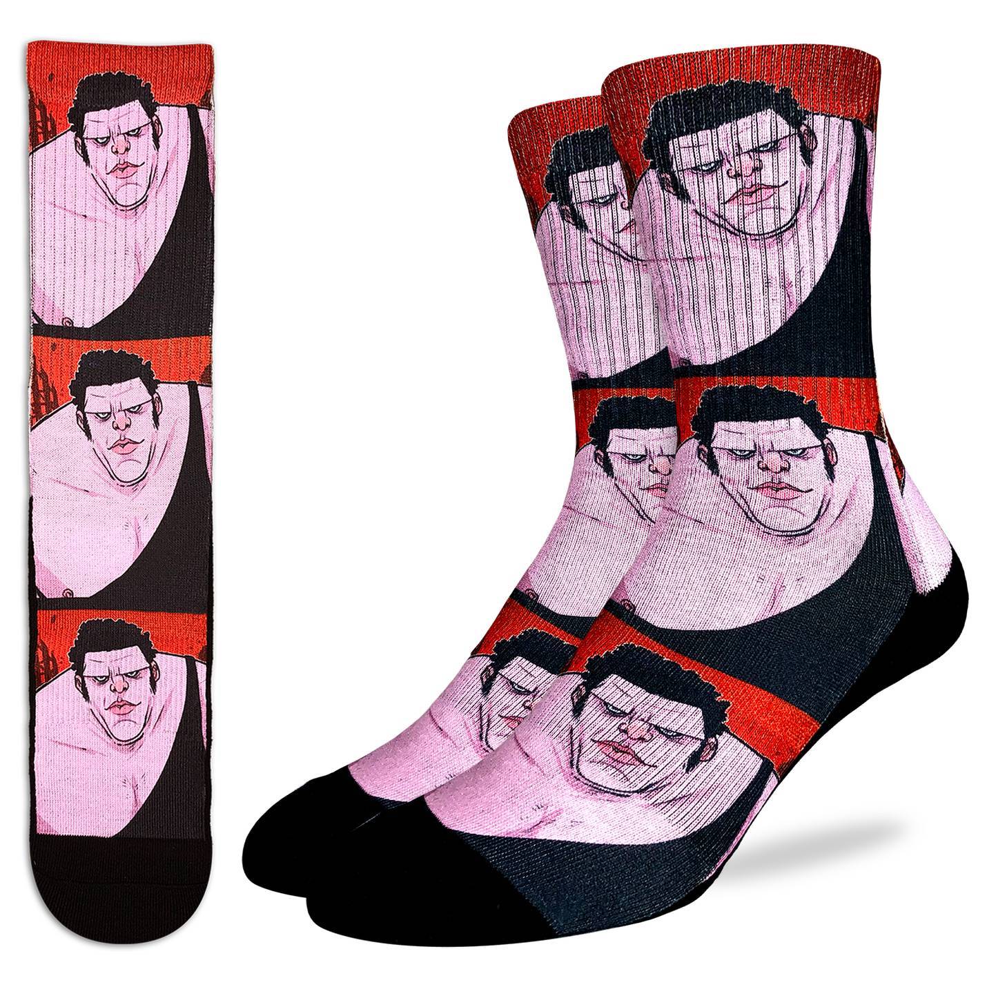 Men's Andre the Giant Illustration Socks