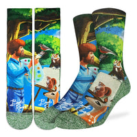 Men's Bob Ross, Painting Socks
