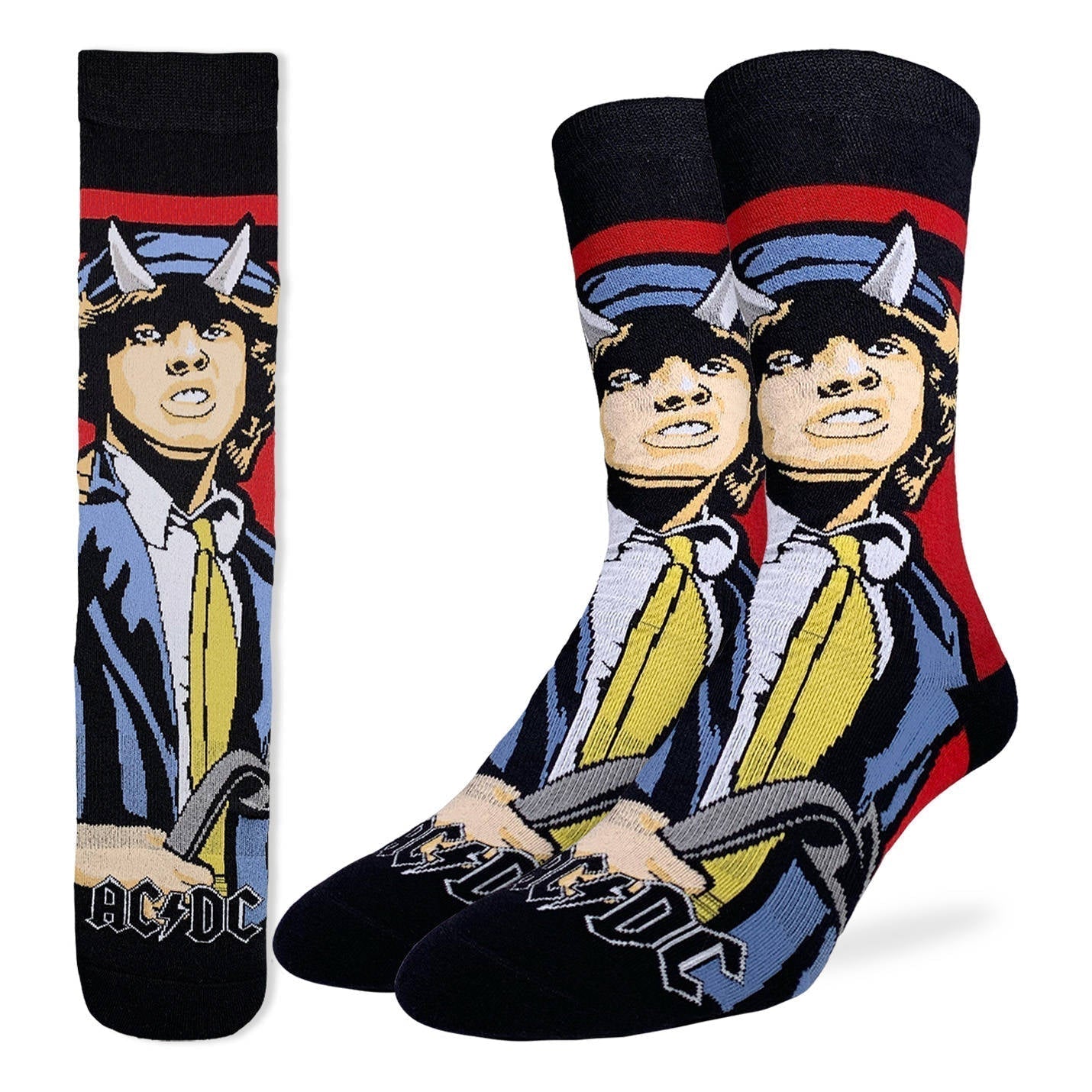 Men's AC/DC, Angus Young Devil Socks