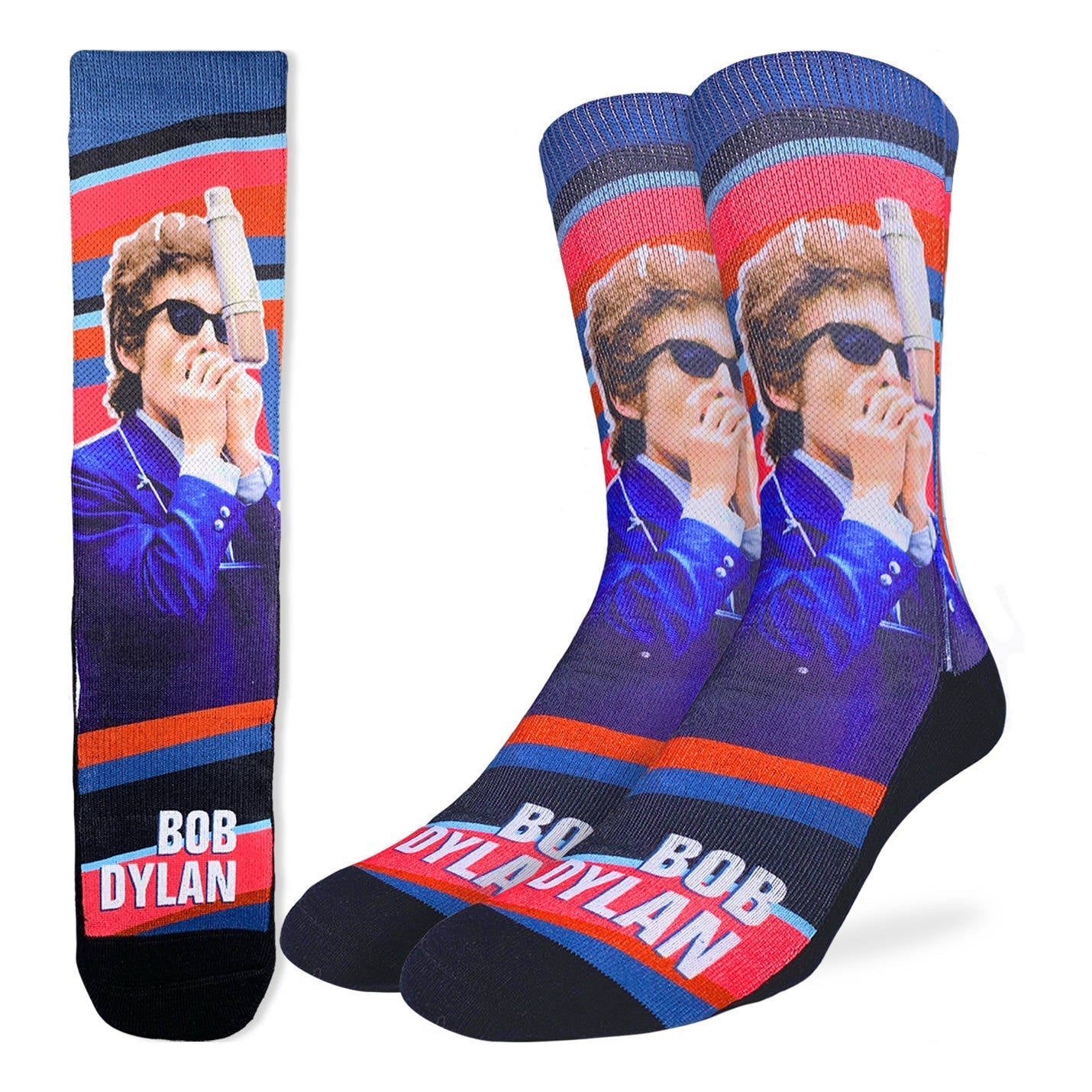 Men's Bob Dylan, Harmonica Socks