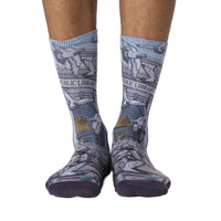 Men's Pigeons at the Public Library Socks